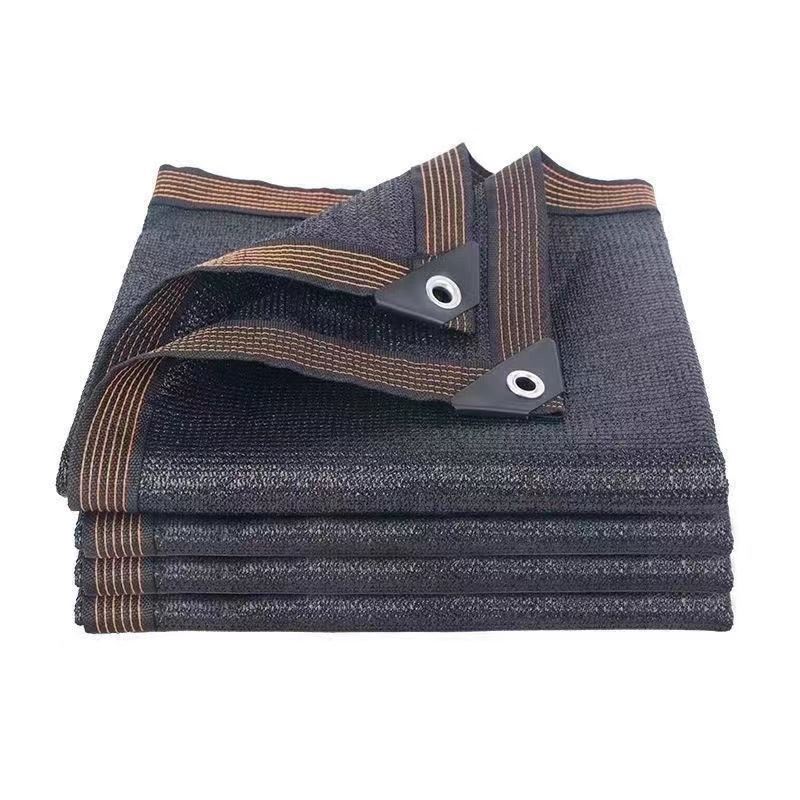 遮阳网加厚加密隔热防晒网黑色遮光遮阴网庶阳黑网 跨境外贸 热销