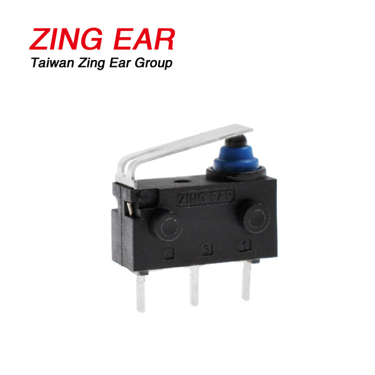 汽车电动吸合门微动开关 家用电器防水微动开关 微型3脚端子开关