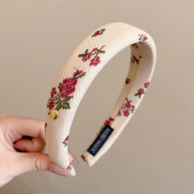 Brazo de cabello negro plegado para mujeres retro francés alto cráneo de borde ancho brazo de cabello de compresión para el cabello Bundle para el cabello fuera de la guarnición universal image 93
