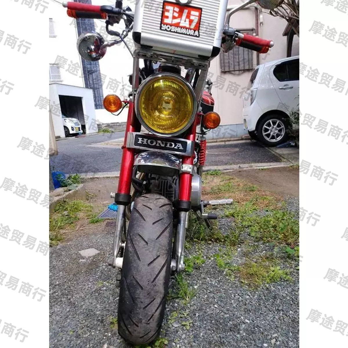 Honda Monkey125 modified front fork emblem HONDA logo retro decorative piece
