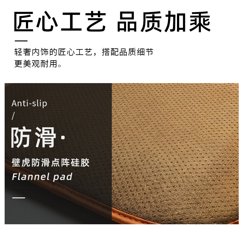 Spot Car Winter Seat Cushion Front and Rear Non-Slip Warm Soft Flannel Anti-Freeze Car Velvet Seat Cushion Cover