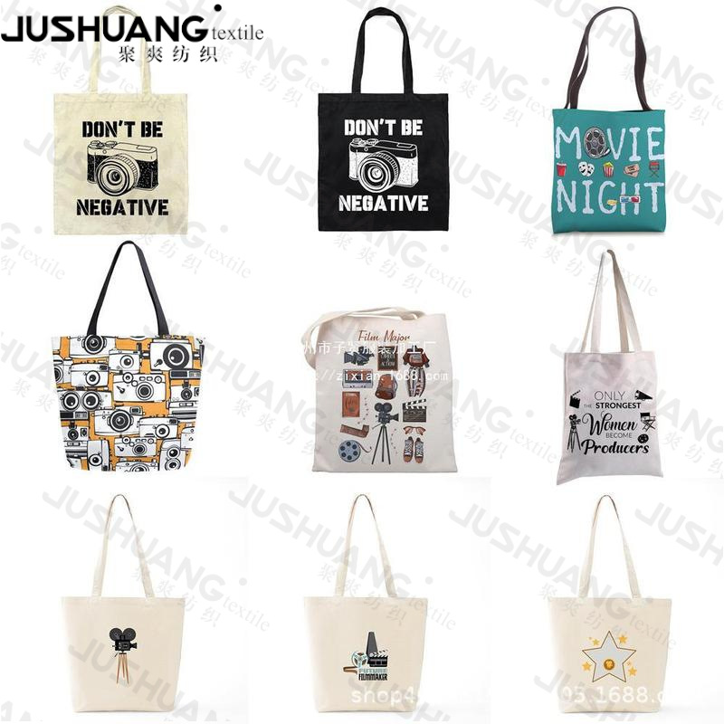 电影 帆布包卡通原宿周边单肩包可爱女生时尚手提包袋斜挎包ins