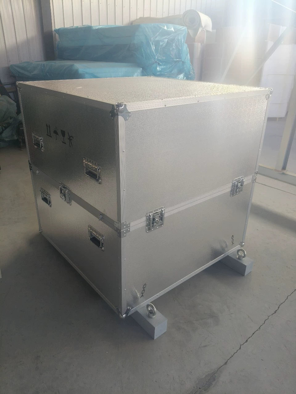 Алюминиевый ящик для инструментов с колесом металлический утолщение EVA амортизирующие губка инструмент транспортировка коробка черный алюминиевый каркас авиационная коробка