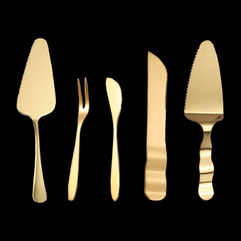 Stainless steel moon cake knife and fork suit cake shovel dessert fork fruit fork Mid-Autumn Festival gift tableware baking pizza knife