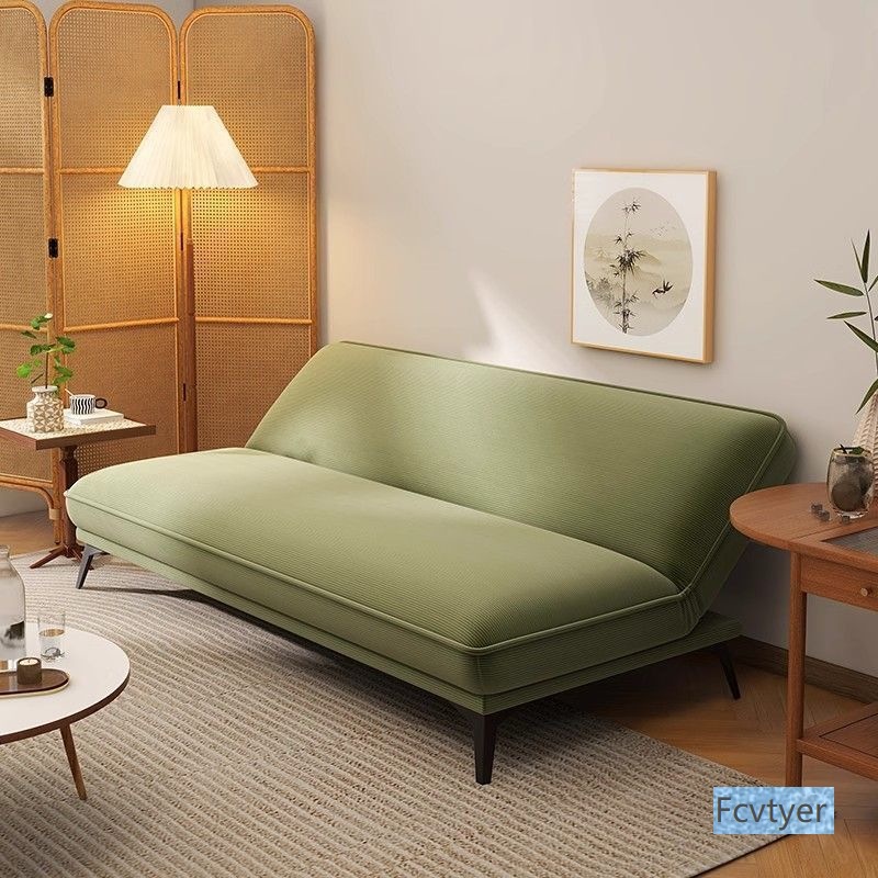 Corduroy Sofa Bed for Living Room, Foldable, New Trendy Model for Small Households