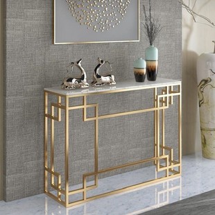Modern Entrance Table Against the Wall, Living Room Foyer Partition, Home Entrance Narrow Table and Case Storage