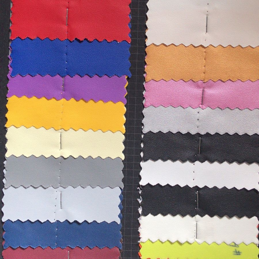 DE43干式PU皮革面料针织单面布弹力玩具电子包装产品包边条手套革