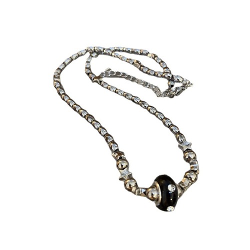 New Chinese style personalized clavicle chain, neutral cool style necklace, women's high-end design niche accessories ins necklace