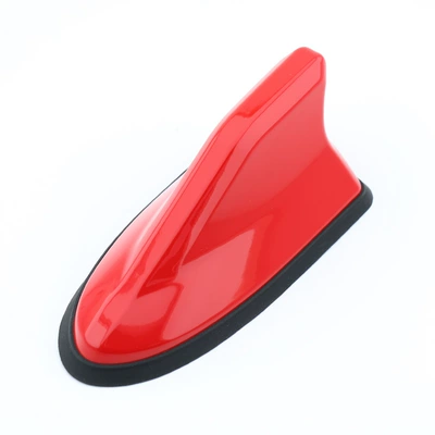vehicle antenna — Silicone Waterproof | Shark Fin - bright-red