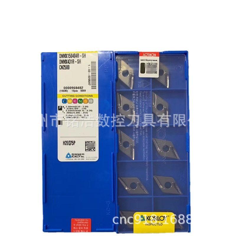 韩国克劳伊KORLOY数控车削刀片DNMX150404R-SH CN2500车削刀粒