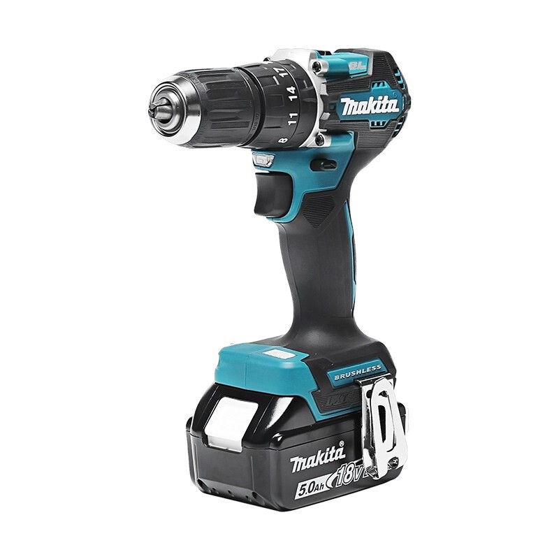 Muchi田 18V taladro eléctrico recargable de litio sin escobillas DHP487 recargable de diamantes de impacto metalúrgico