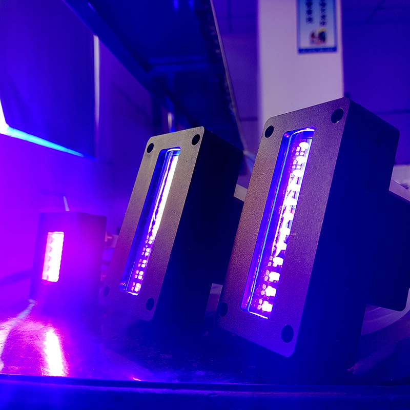 喷绘uvled固化系统高功率烘干机厂家定制平板打印uv光油固化灯