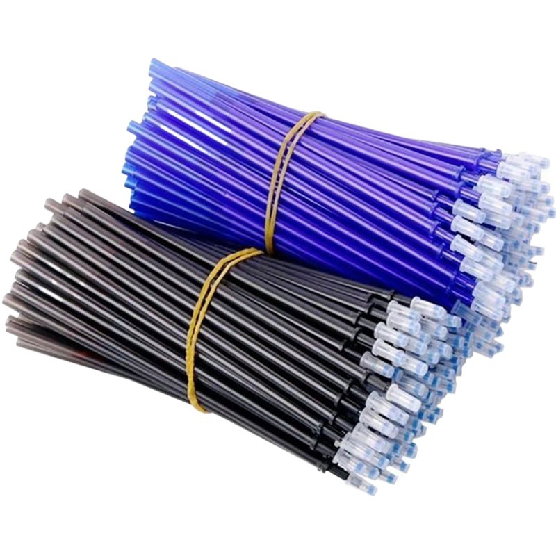 Easy-To-Erasure Heat Erasable Refill Student Erasable Pen Neutral Refill Easy-To-Use Crystal Blue Black Wholesale Erasable