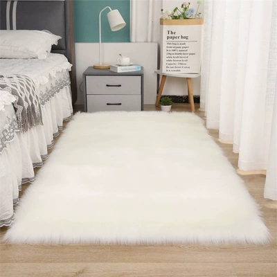 Sofa Cushion, Girl's Room Rug, Full-Cover Commercial Carpet, Same Style as Bedside Carpet, Company Full-Cover Carpet, Hotel Entrance Carpet, Dajiang Carpet (Car Carpet) - white-40x150-fleece-lined-and-extra-thick