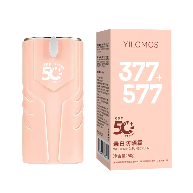 Iroman 377 blanqueamiento protector solar impermeable UV blanqueamiento facial protector solar aislante fabricantes de protector solar