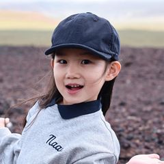 男女童夏季防晒遮阳鸭舌帽潮牌棒球帽小孩帽子儿童印花短檐帽