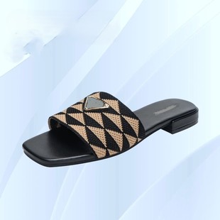 2025�W���̽����ǘ�P��ЬŮFlat Sandals Women Slippers African