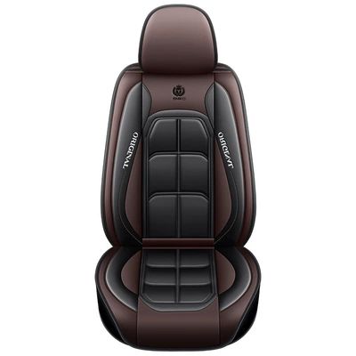 Universal seat cover — Abdominal Muscle Car Seat Cushion - black-coffee-color-front-single-seat