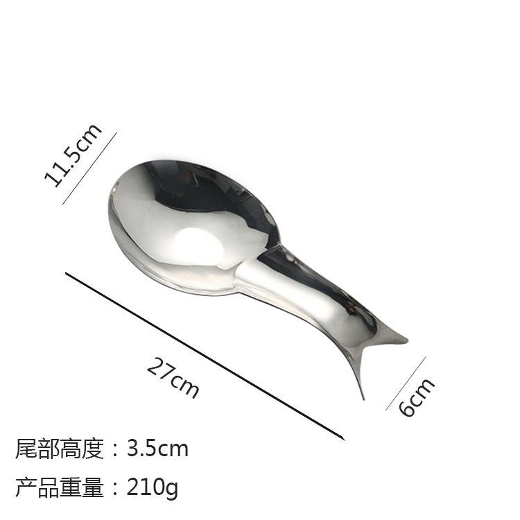 夹子盘餐具托盘加厚不锈钢放置盘鱼形餐厅火锅店鱼型放夹碟轻奢风|undefined