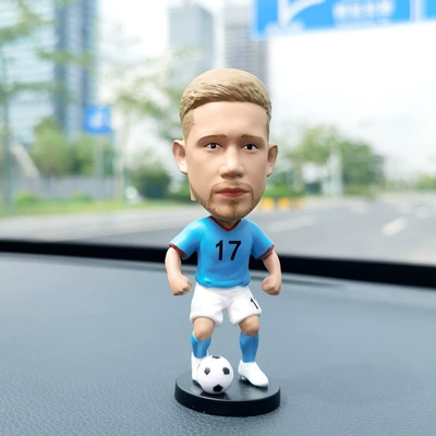 Car ornaments — Haaland Spring-Loaded Bobblehead Dolls - -spring-de-brone