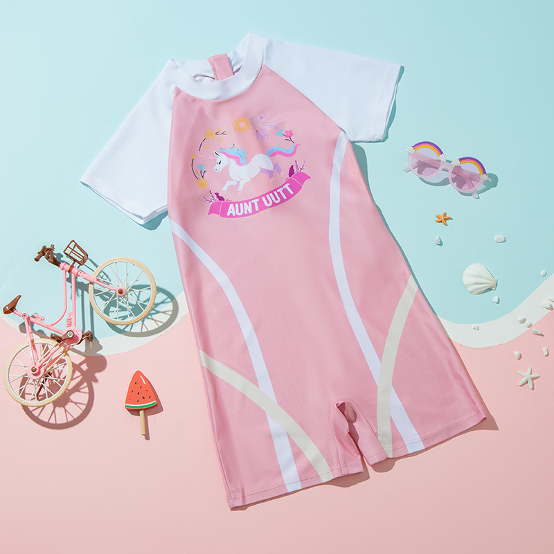 trajes de baño para niños, princesas de dibujos animados, unicornios, trajes de baño especiales para niños pequeños, medianos y grandes.