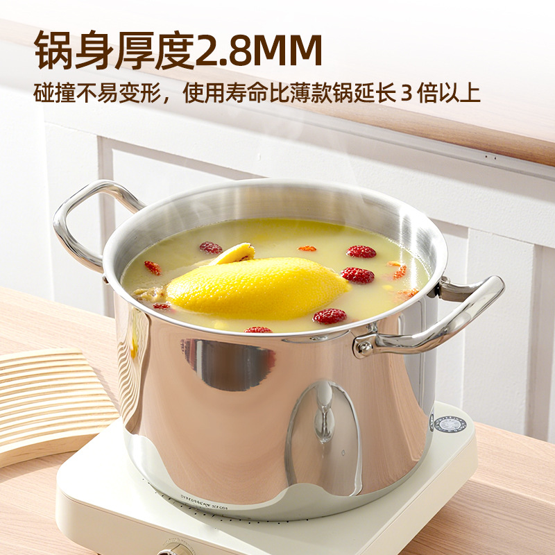 304 grado alimenticio acero inoxidable cocina de cocina de cocina de alta capacidad doméstica integral moldeo grueso cocina de cocina de cocina de cocina profunda