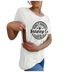 アマゾン欧米の対外貿易tシャツ女性半袖妊婦シャツ授乳服スポット卸売り