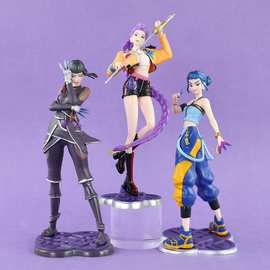 跨境猎魔女团手办大号女团爆款周边收藏摆件热销款手办批发