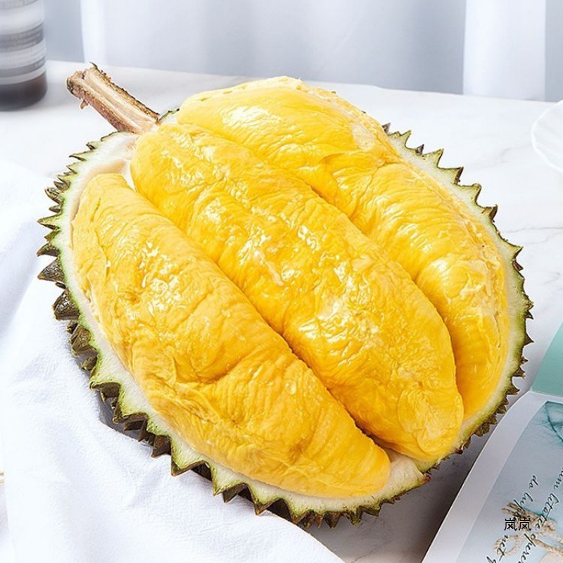 榴莲猫山王97新鲜马来西亚水果液氮冷冻带壳保鲜一整个包邮批发