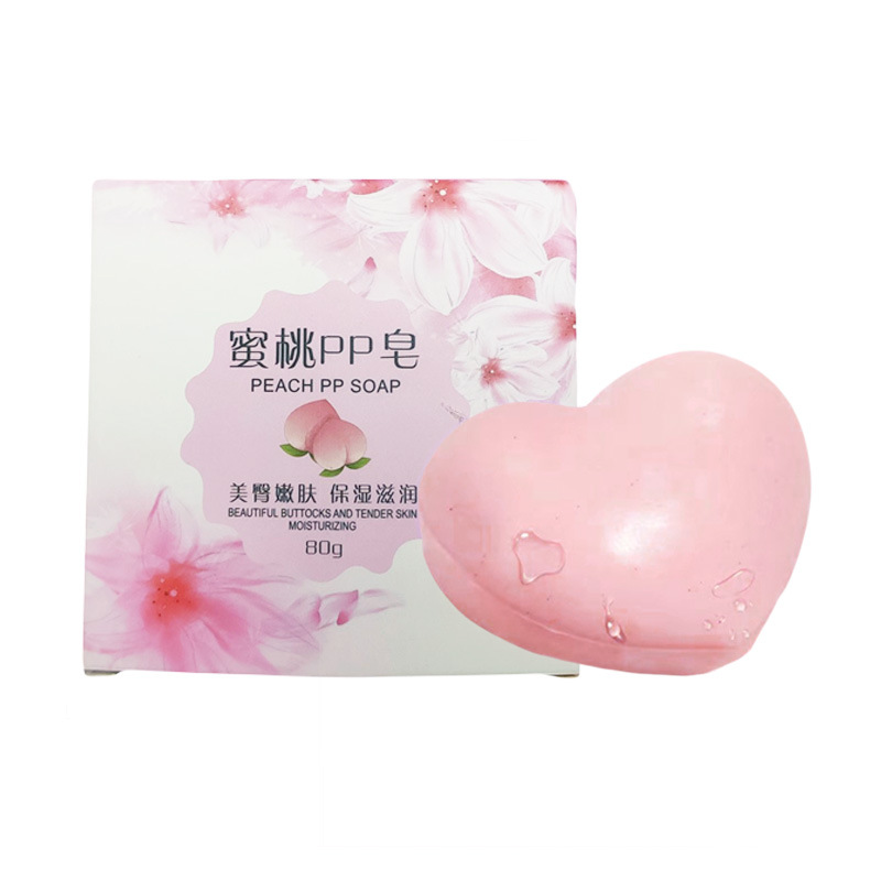 Honey Peach Handmade Oil-Control Private Moisturizing Essential Oil Soap Nourishing Cleansing Moisturizing Facial Soap Wholesale