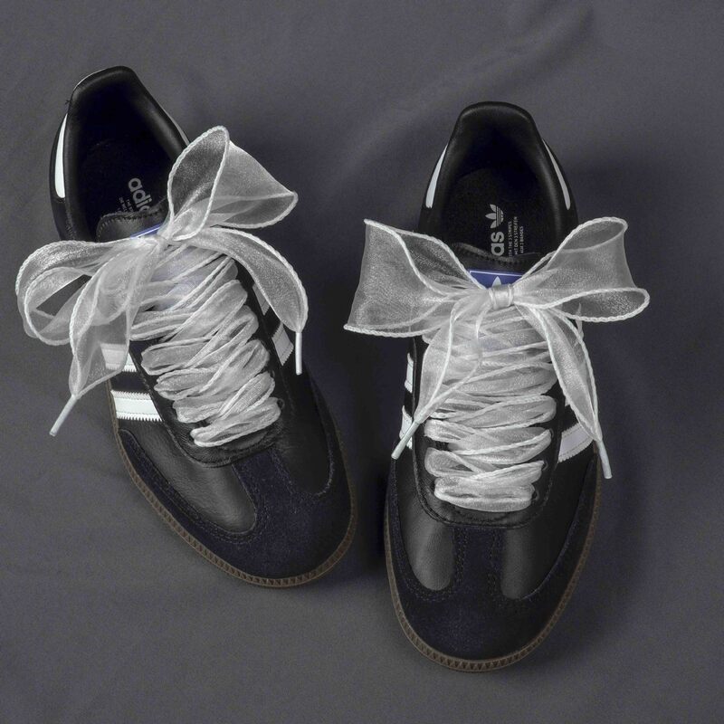 Fairy Wave Roll Shoelace Silk Snow Shoelace Fit De Xun Air Force One Canvas Shoelace with Rope Pair