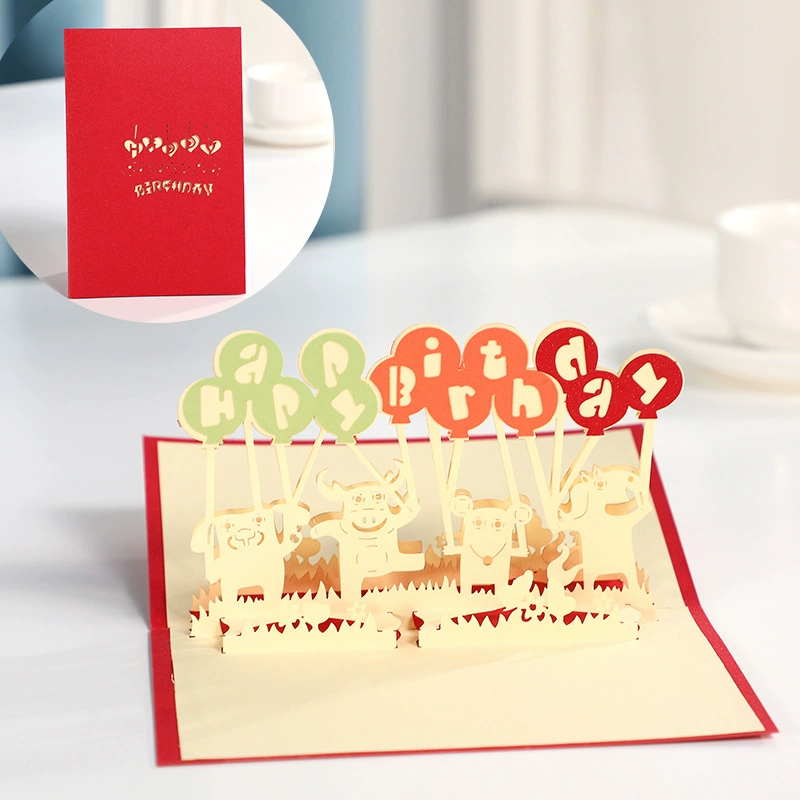 Christmas 3D three -dimensional puzzle Creative ornaments Christmas party Paper carving multiple options