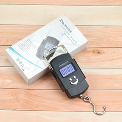批發家用電子秤迷你手提秤50kg便攜式掛構秤快遞箱包吊秤小型克秤