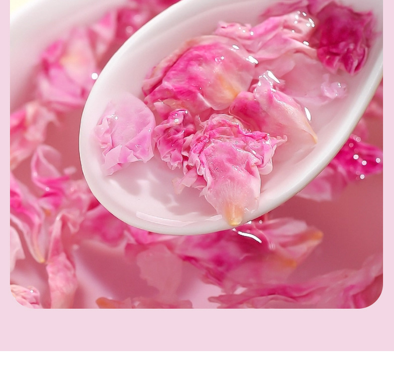 Dried Rose Petals Mei Gui Hua 500g Edible Pingyin Rose Flower Buds for Tea Baking and Sachets in use