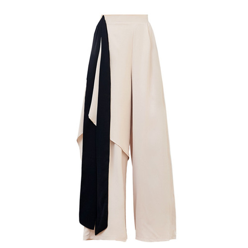 Modern dance practice pants skirt Chinese ancient style jazz dance wide-leg long pants elegant female performance classical dance costumes