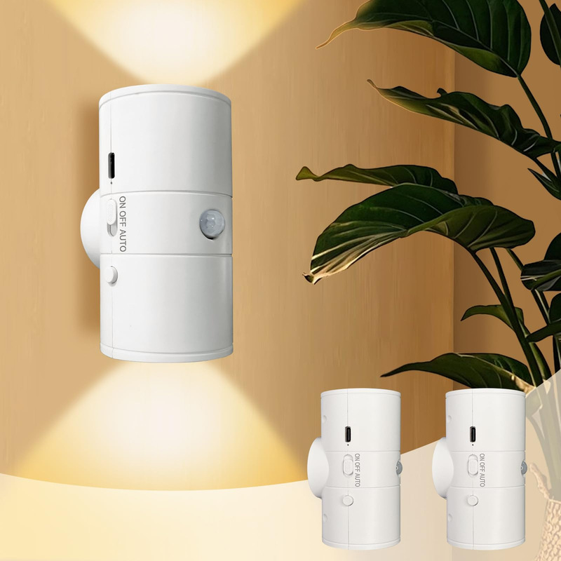 Amazon's New 2025 Motion Sensor Night Light Magnetic 360 °   Rotating Wireless Indoor Light Corridor Kitchen