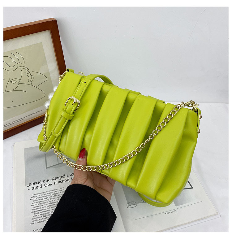 Bolso de moda coreano plegado para mujeres 2026 verano nuevo nicho de lujo pequeño bolso cuadrado de alta calidad de viaje de hombro mochila