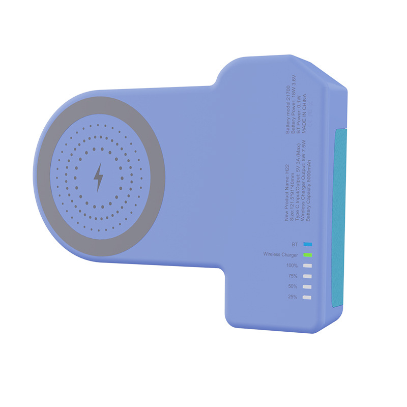 Nueva Barra de carga inalámbrica multifuncional de la Cámara de Bluetooth del soporte 5W 5000mAh W del teléfono móvil con la batería