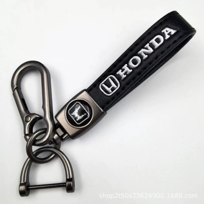 Other Automotive Exterior Supplies Metal Keychain Car Logo - this-is-by-matt-gunmetal-lambskin-hanging-clock