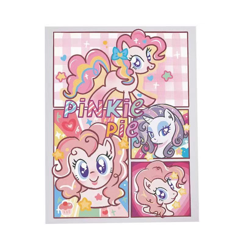 Xiaohongshu mismo estilo Xiaoma Baoli A5 libro de tarjetas de hojas sueltas estudiante cuatro cuadrículas superduras shell persiguiendo estrellas libro de tarjetas de almacenamiento