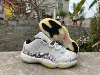AJ11, низкий, белый/змеиный принт