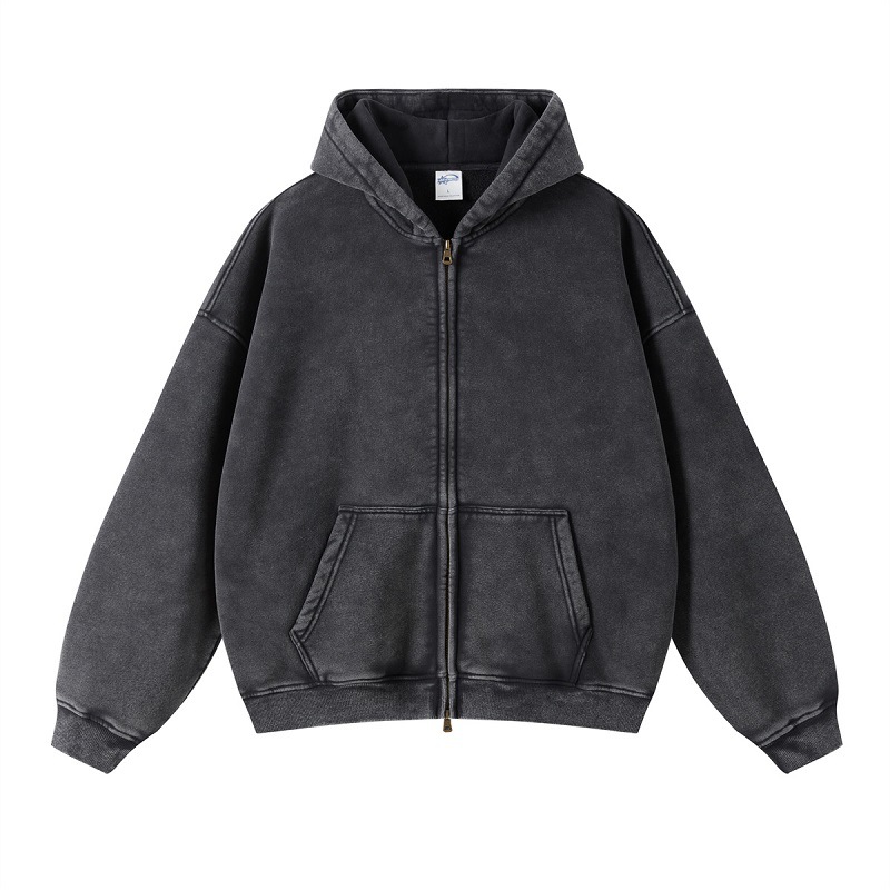Kanye fleece-forrado de moda marca suéter con capucha traje de dos piezas para hombres American Street heavy GD moda ocio deportes traje