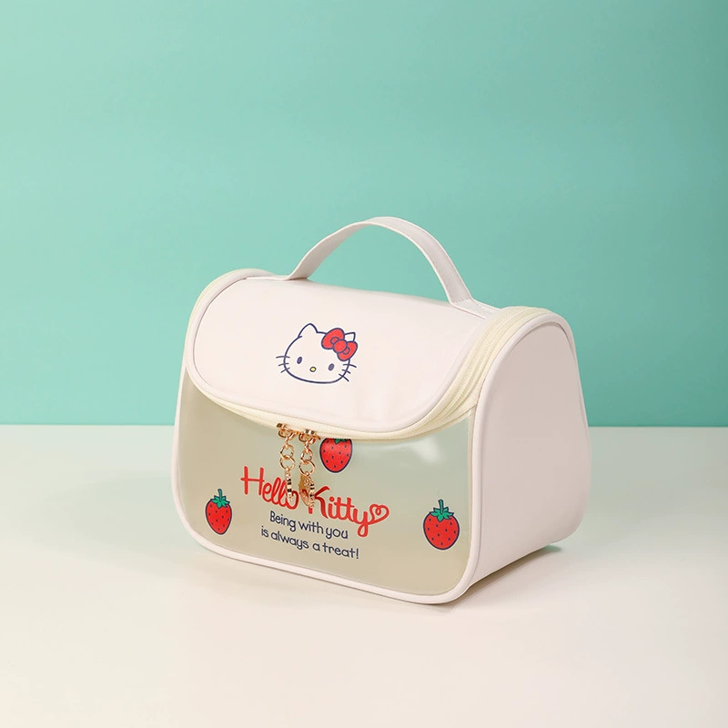 Косметичка Hello Kitty, вместительная водонепроницаемая сумка‑органайзер, высокое качество