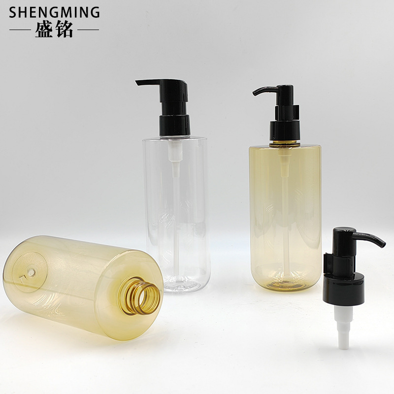 卸売 350ML400ML 丸底メイク落としオイルボトルエッセンスプレスボトルバスオイル空ボトルメイク落とし水ボトル|undefined