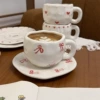 Розовый (двойная линия, бантик)