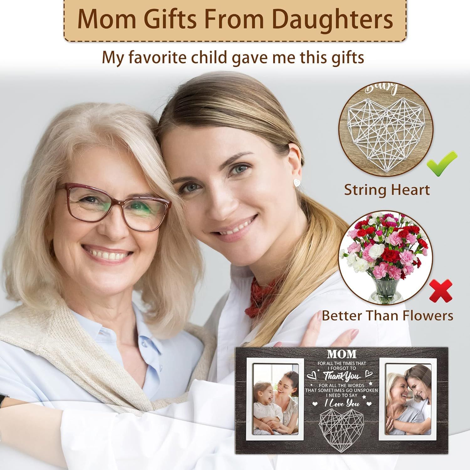 Marco DE FOTOS conmemorativo de boda de madera transfronteriza decoración marco de fotos de aniversario colgante de mesa creativa de madera