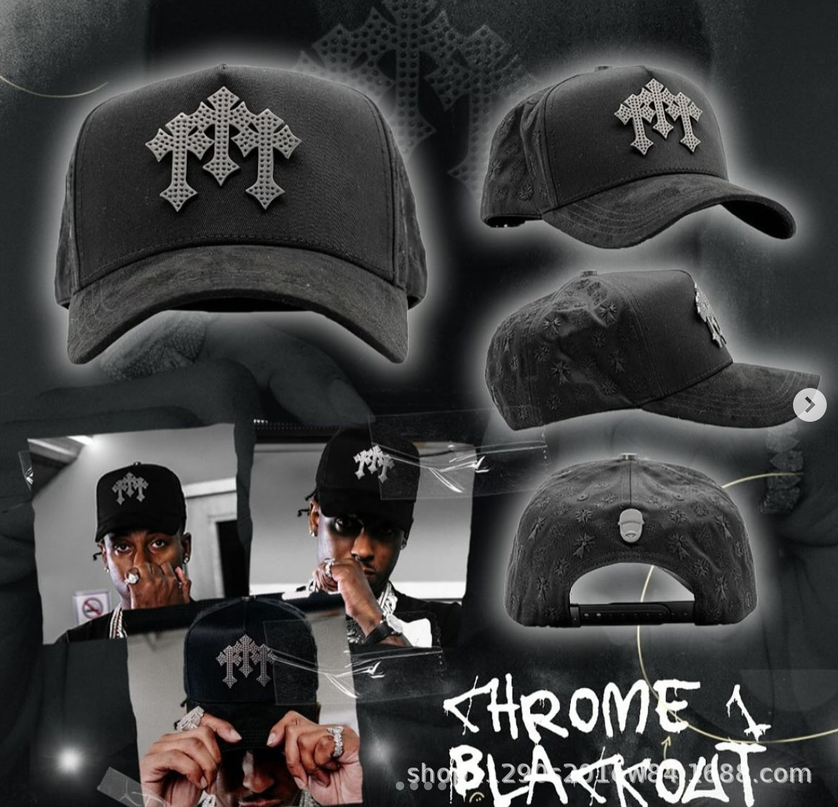 2025 explosión spot DANDY moda hip-hop tendencia gorra gorra de béisbol ajustable comercio exterior transfronterizo al por mayor