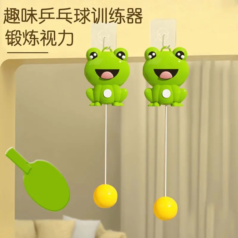 Children's Hanging Table Tennis Indoor One-Click Recycling Family Practice Sensory Integration Artifact to Correct Vision and Hand-Eye Coordination