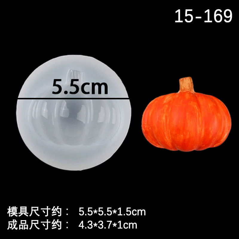 カボチャの大きさのカエデの葉のハロウィーンのテーマセットは砂糖のシリコンの金型の手作りのチョコレートのムースの装飾のゴムをひっくり返します。|undefined