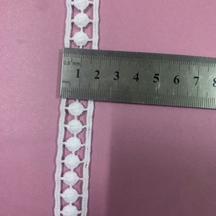Straight Edge Polka Dot Clothing Clothing Lace Knitted Milk Silk Water Soluble Lace Strip Clothing Accessories Lace